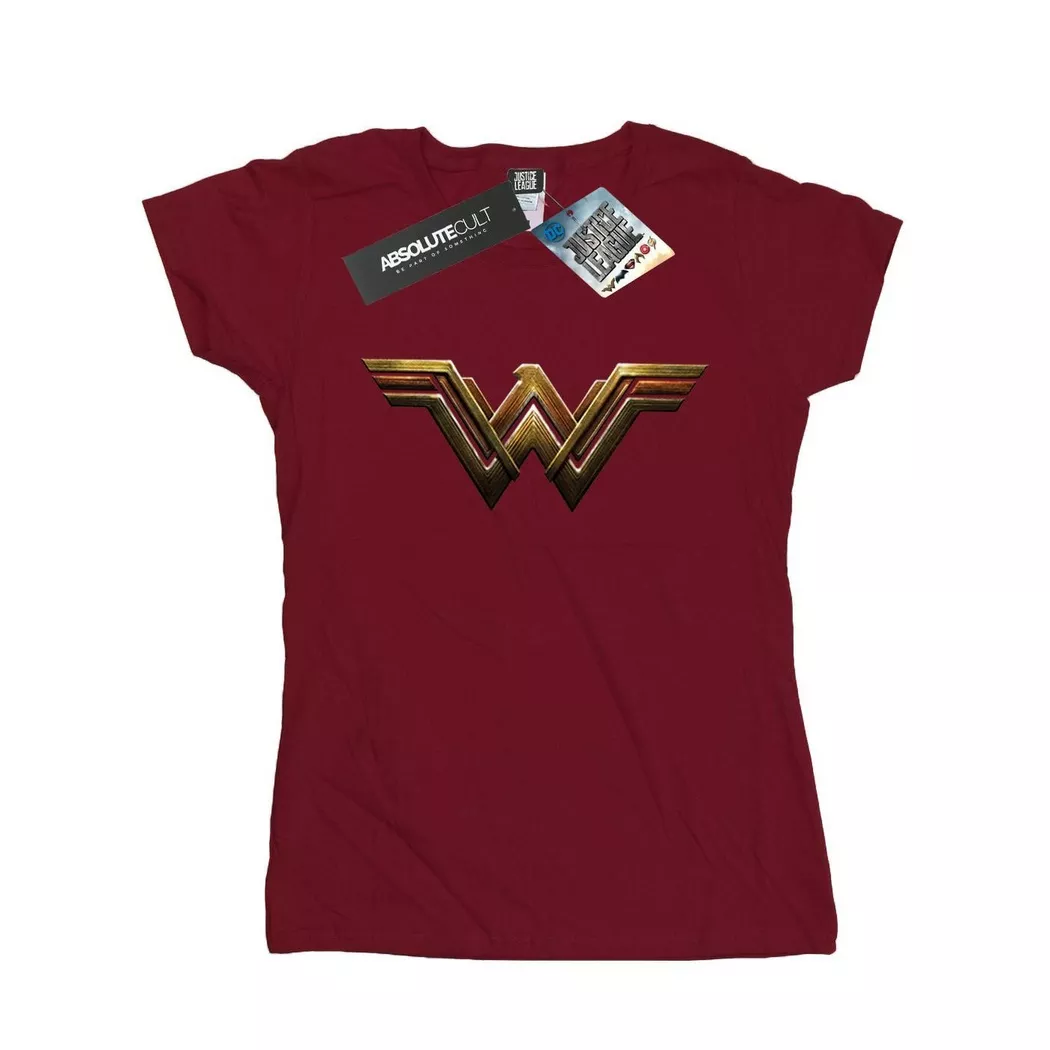 Wonder Woman - TShirt, für Damen, Weinrot, Größe L