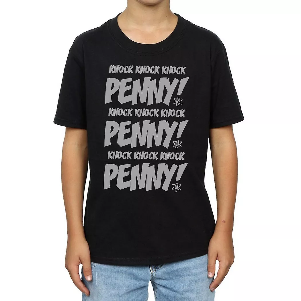 The Big Bang Theory - Knock Knock Penny TShirt, 116, Schwarz