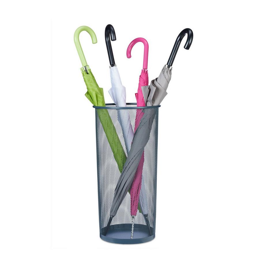 Schirmständer aus Metallgeflecht