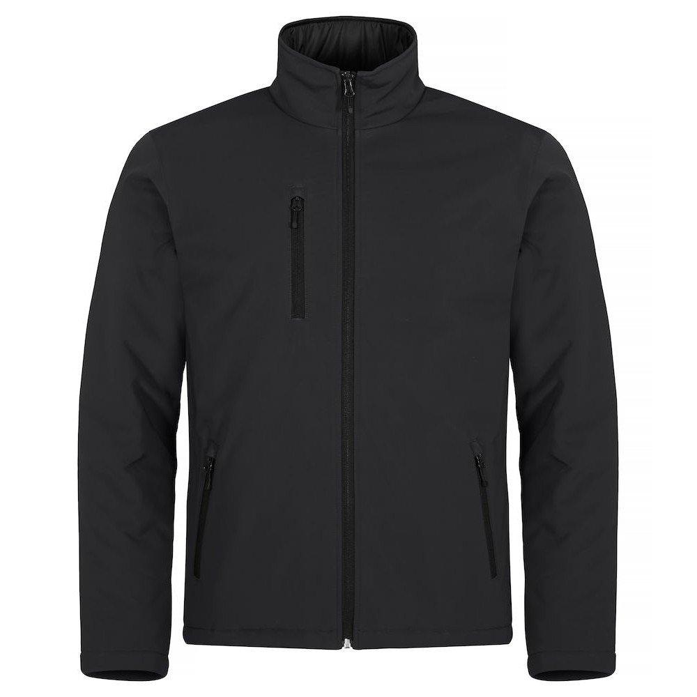 Image of Softshelljacke Wattiert Herren Schwarz S
