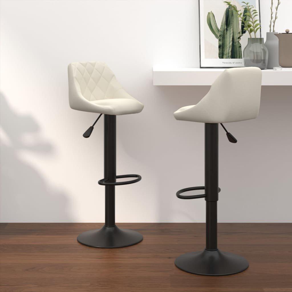 VidaXL Tabouret de bar velours  