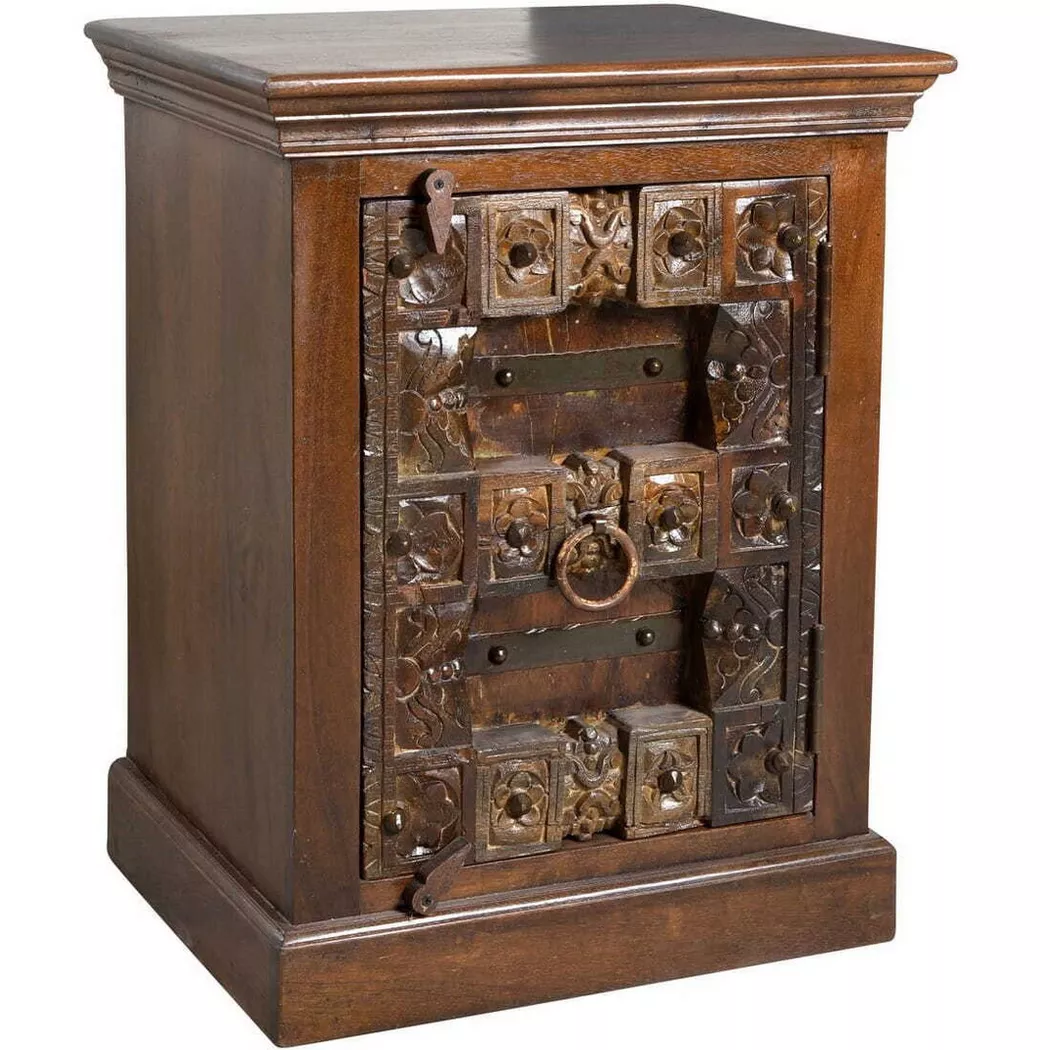 mutoni - Nachttisch Elvana 55x70, One Size, Braun