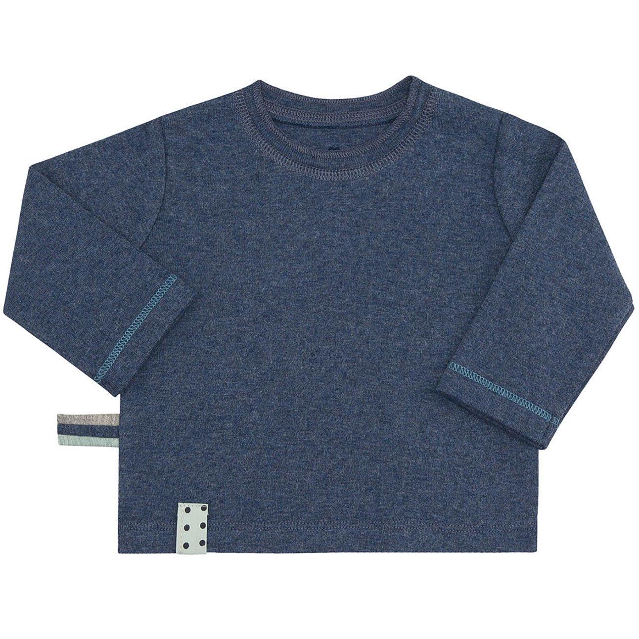 Image of Langarm-shirt Unisex Indigo 3-6M