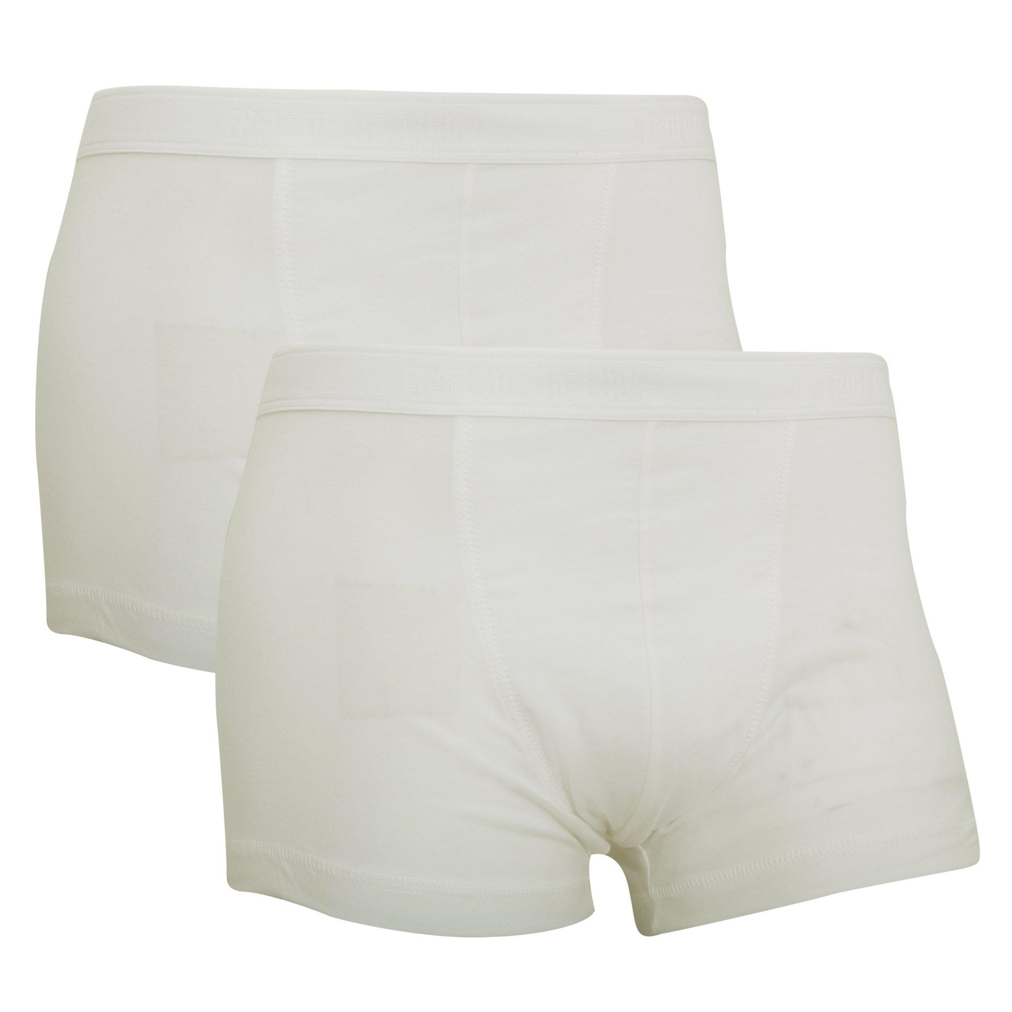 Image of Boxershorts Unterhose, 2 Stück Herren Weiss S