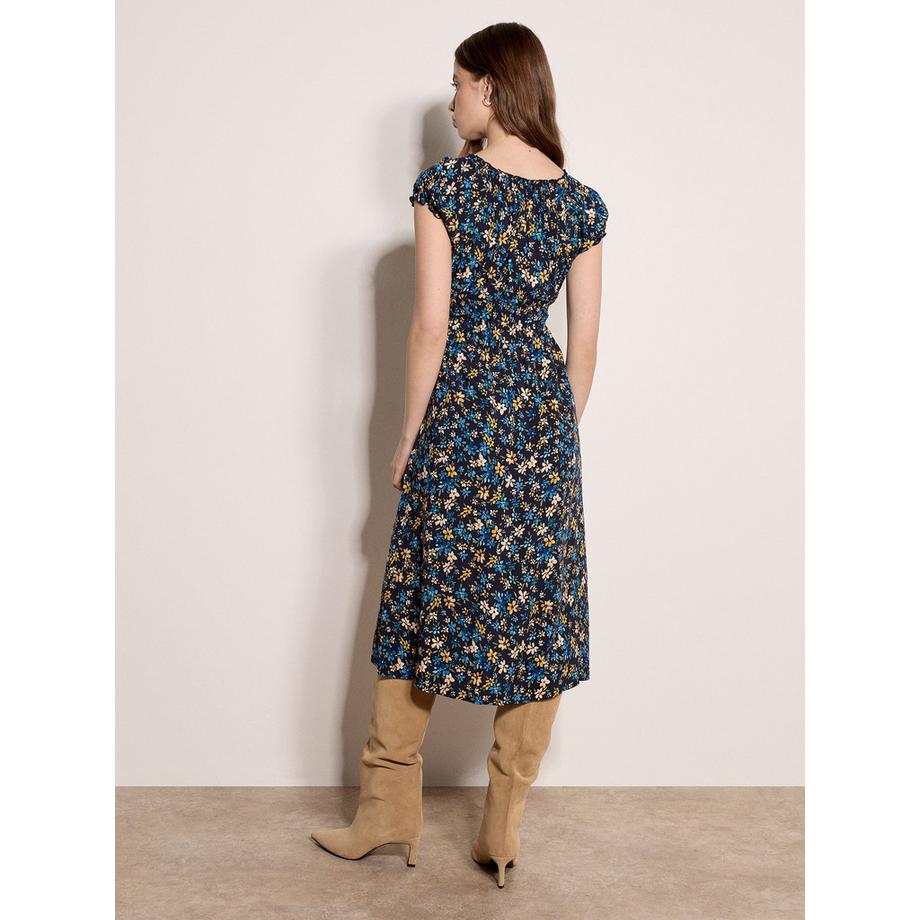 APRICOT Robe Midi Milkmaid Motif Floral Délicat  