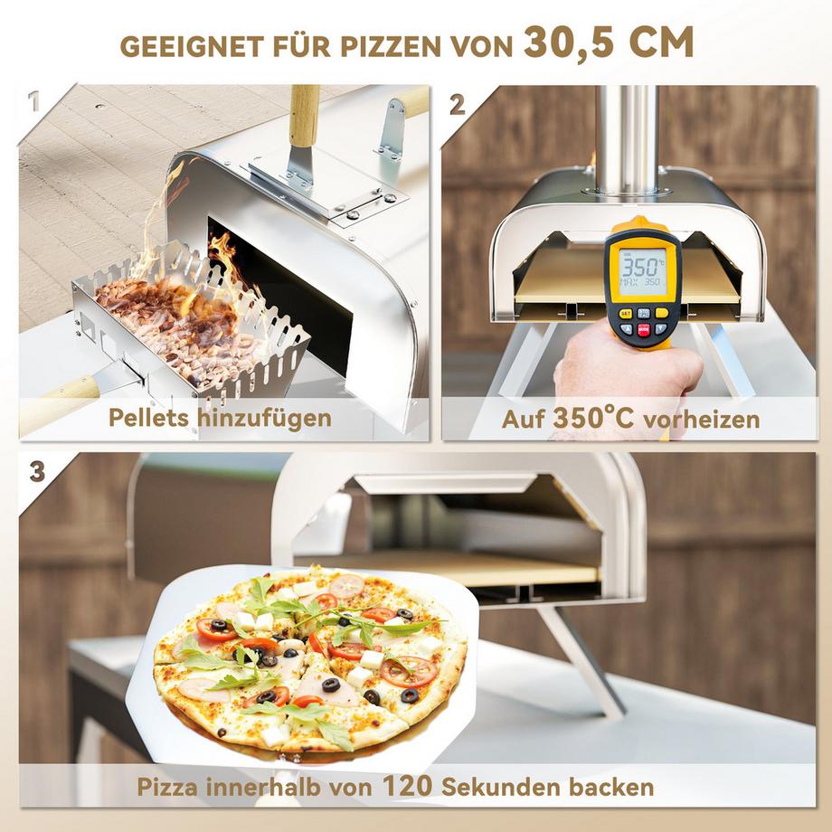 Outsunny  Pizzaofen 