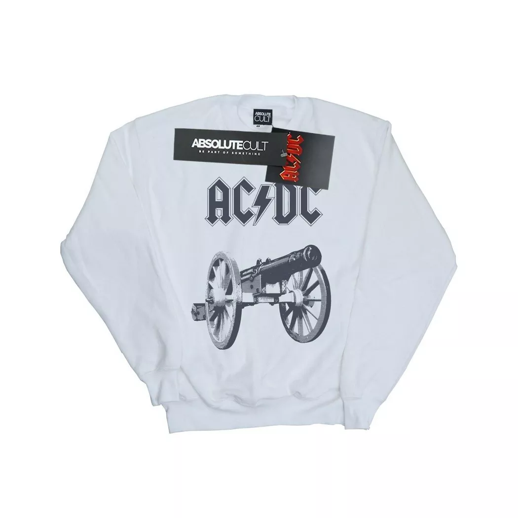 AC/DC - ACDC For Those About To Rock Sweatshirt, 128, Weiss