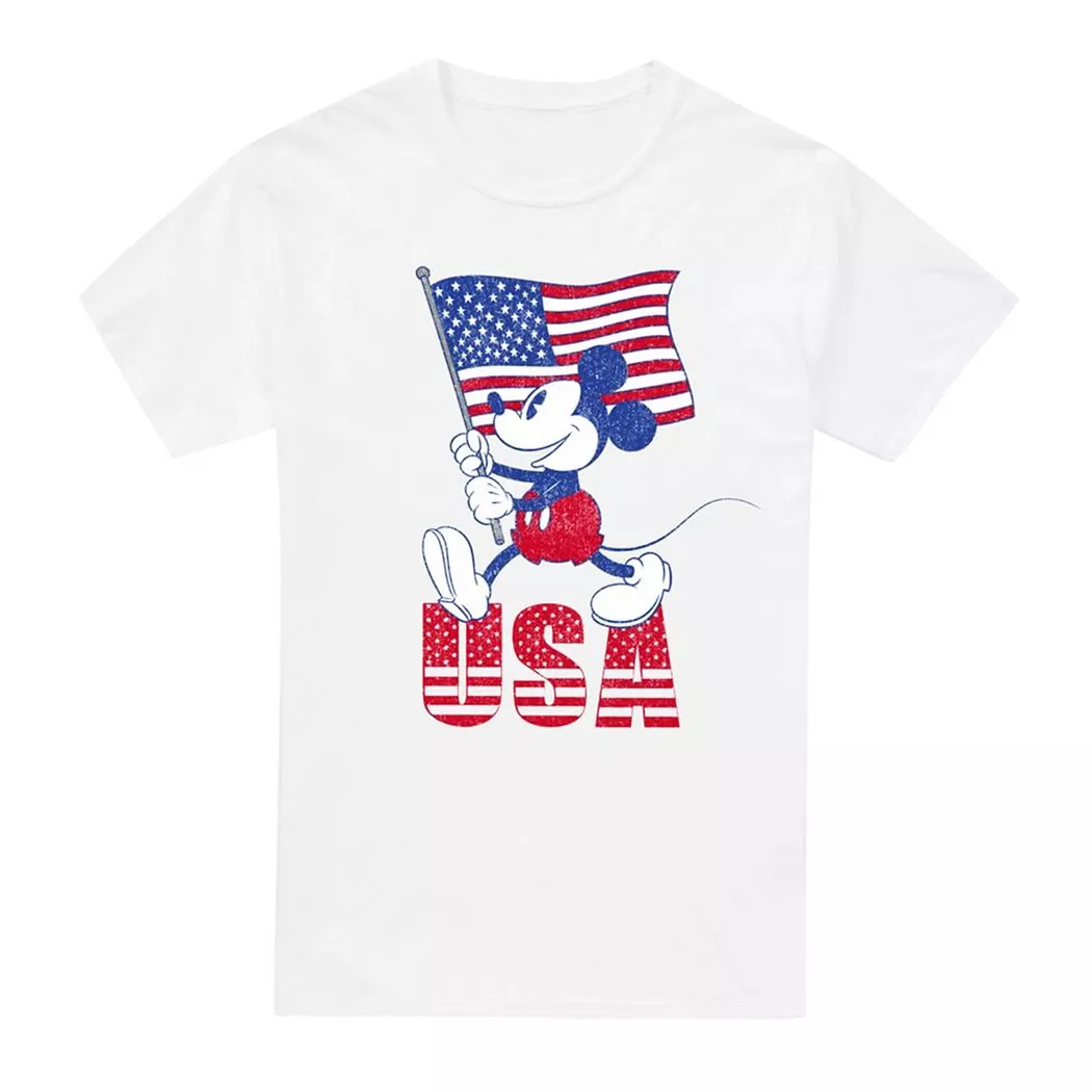 Disney - USA TShirt, für Herren, Weiss, Größe XL