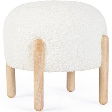 Tabouret Dayla blanc vers 45