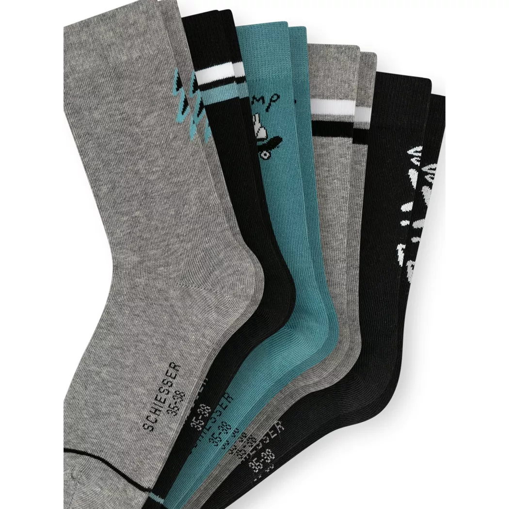 Schiesser - Freizeitsocken \Jump\, 31-34, Multicolor