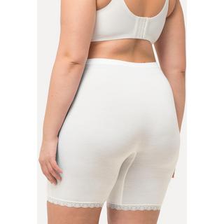 Ulla Popken  Cycliste, bas de jambe rehaussé de dentelle, bambou 