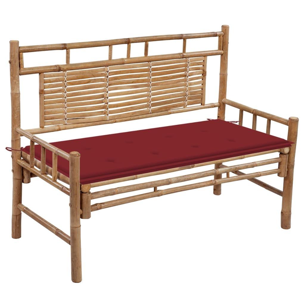 VidaXL Banc de jardin bambou  