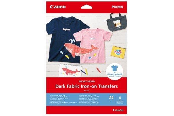 Image of CANON Iron-on T-Shirt A4 DF101A4 Dark Fabric 50 Blatt CANON Iron-on T-Shirt A4 DF101A4 Dark Fabric 50 Blatt