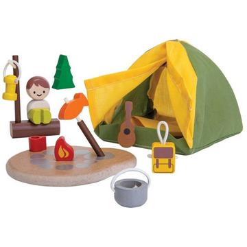 PlanToys Holzspielzeug Camping Set