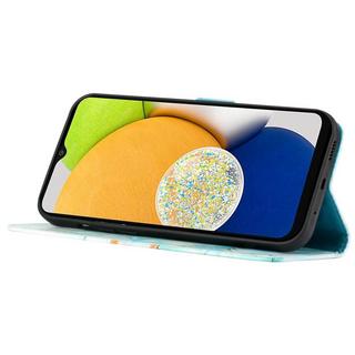 Cover-Discount  Galaxy A23 - Custodia in Pelle Green Marble 