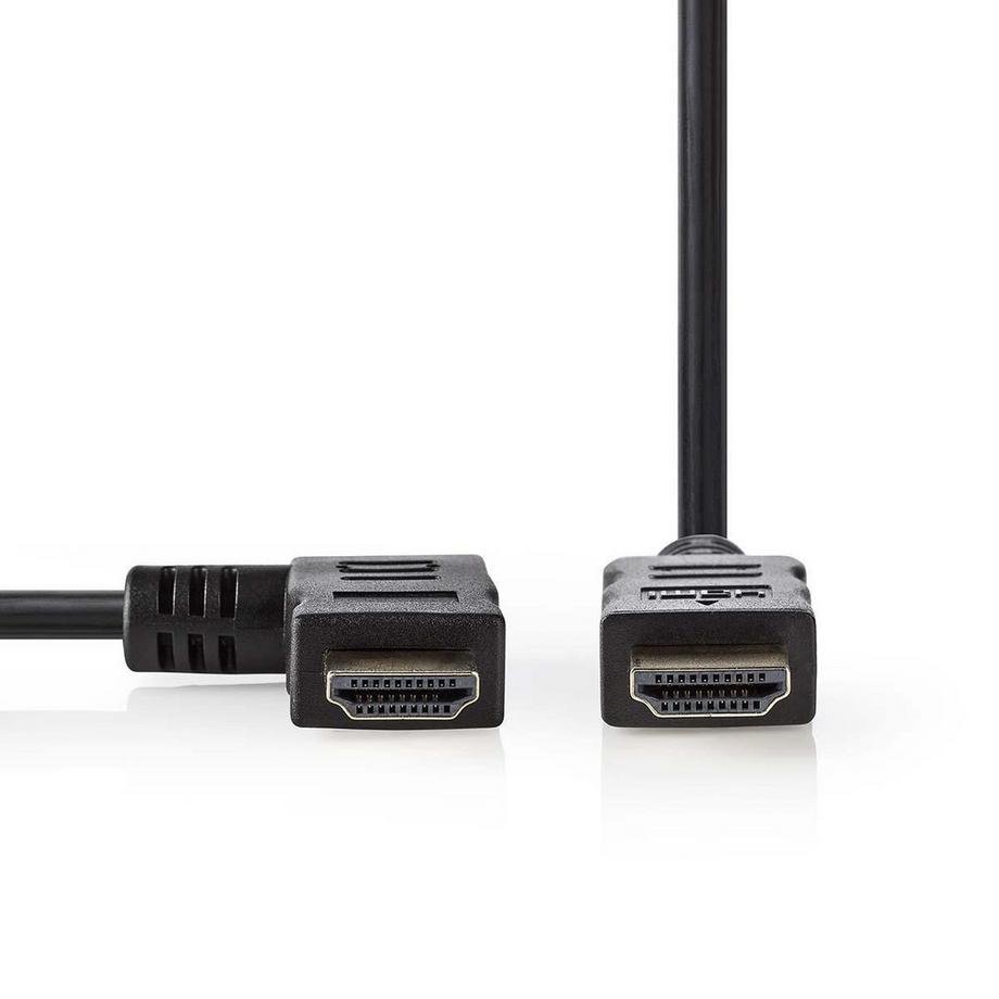 Nedis  High Speed HDMI™ Kabel mit Ethernet | HDMI™ Stecker | HDMI™ Stecker | 4K@30Hz | 10.2 Gbps | 1.50 m | Rund | PVC | Schwarz | Blister 