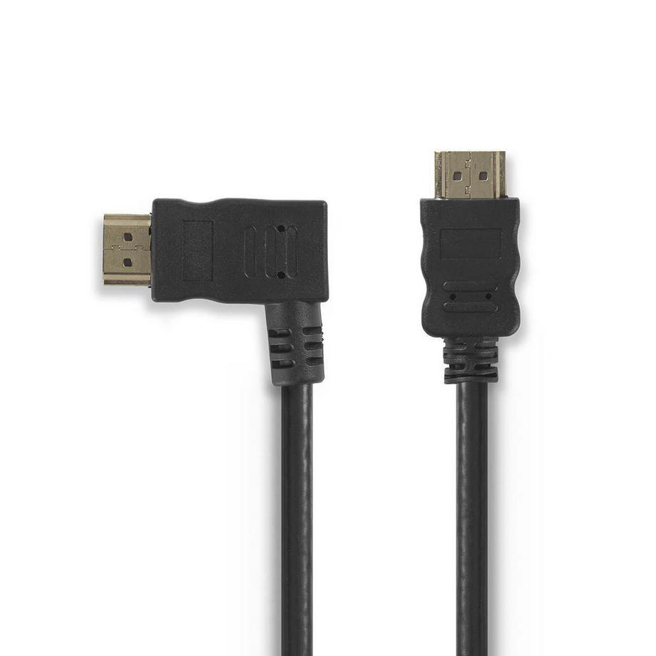 High Speed HDMI™ Kabel mit Ethernet | HDMI™ Stecker | HDMI™ Stecker | 4K@30Hz | 10.2 Gbps | 1.50 m | Rund | PVC | Schwarz | Blister