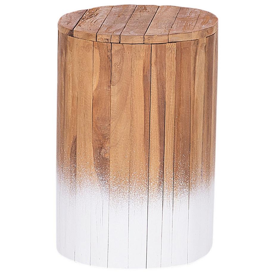 Beliani Tavolino en Legno di teak Boho MOVAS  