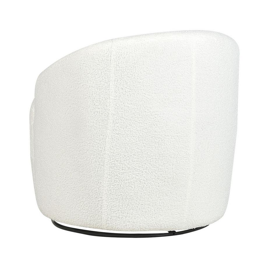 Beliani Drehsessel aus Bouclé Retro DAVIK  