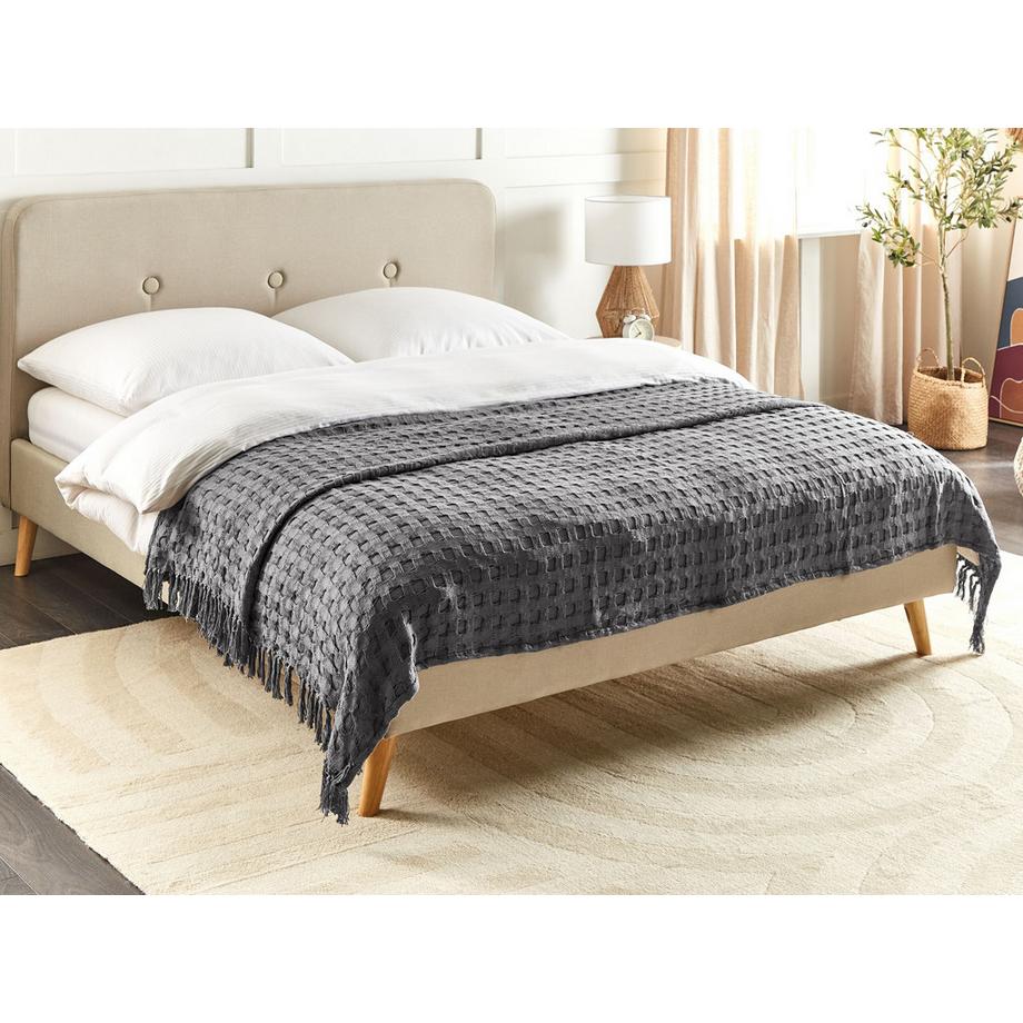 Beliani Couvre-lit en coton Bere  