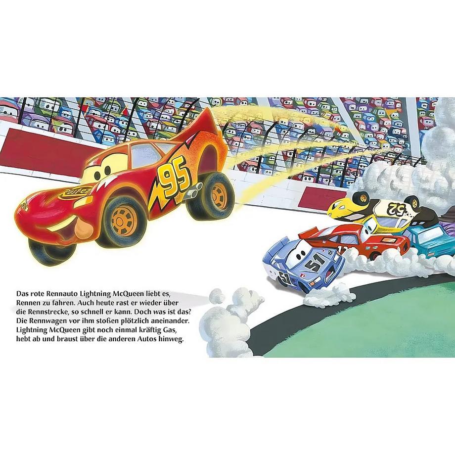 Disney Cars: Gute Nacht mit Glow-in-the-Dark-Effekten X Gebundene Ausgabe 