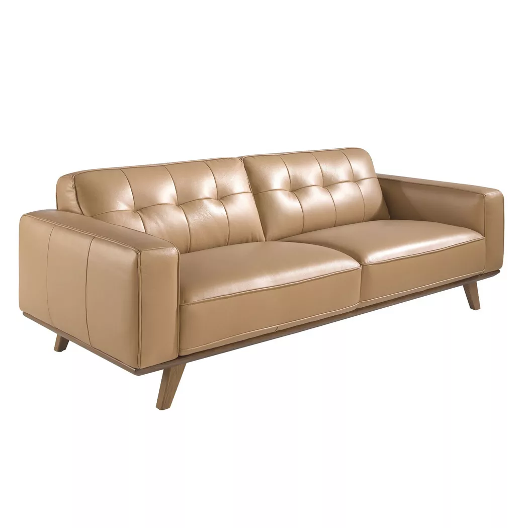 ANGEL CERDA - Chester 3-sitzer relaxsofa in leder sand, One Size