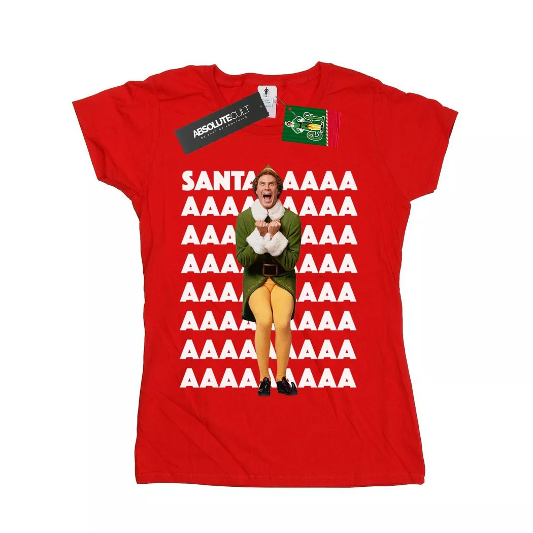 Elf - TShirt, für Damen, Rot Bunt, Größe M