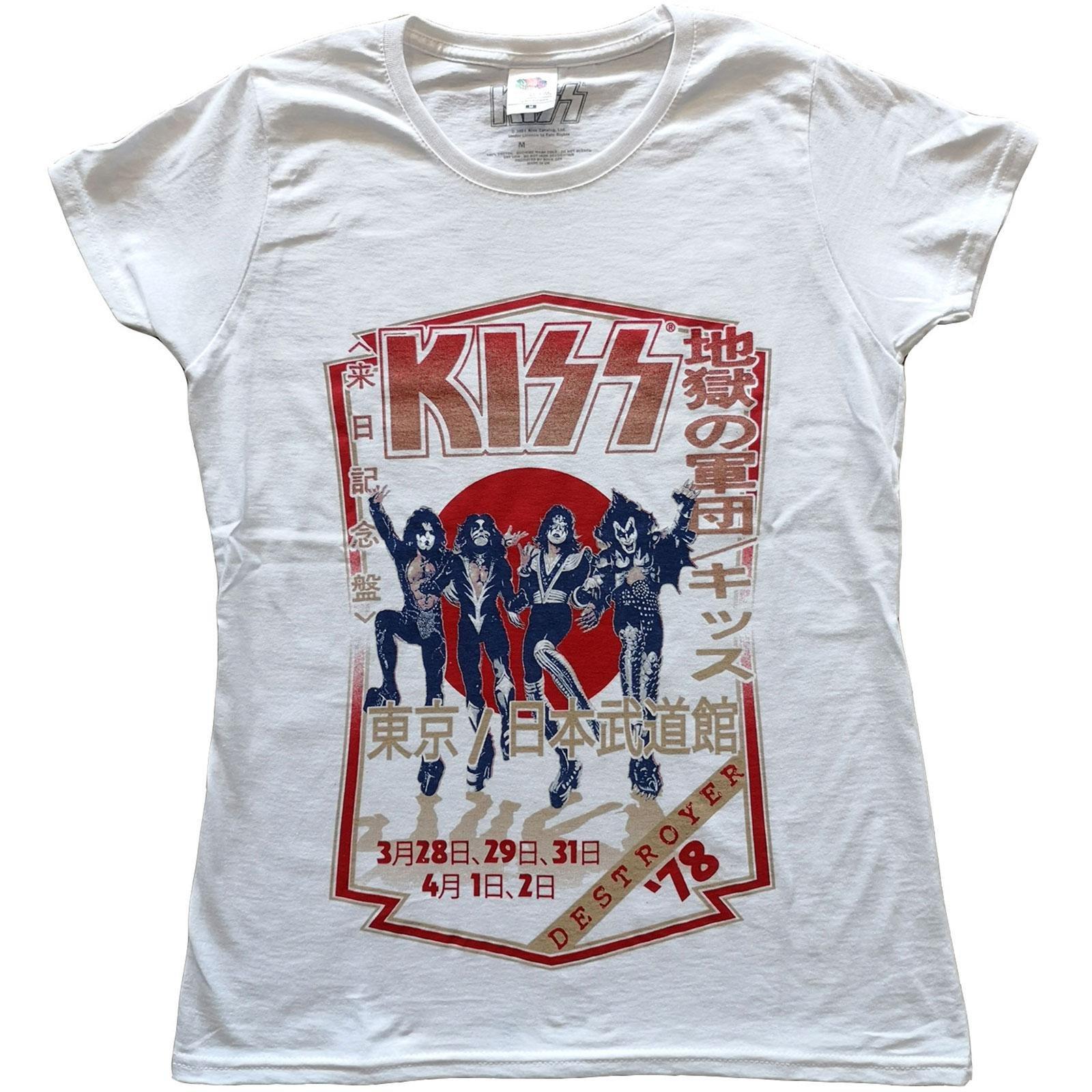 Image of Destroyer Tour 78 Tshirt Damen Weiss XL