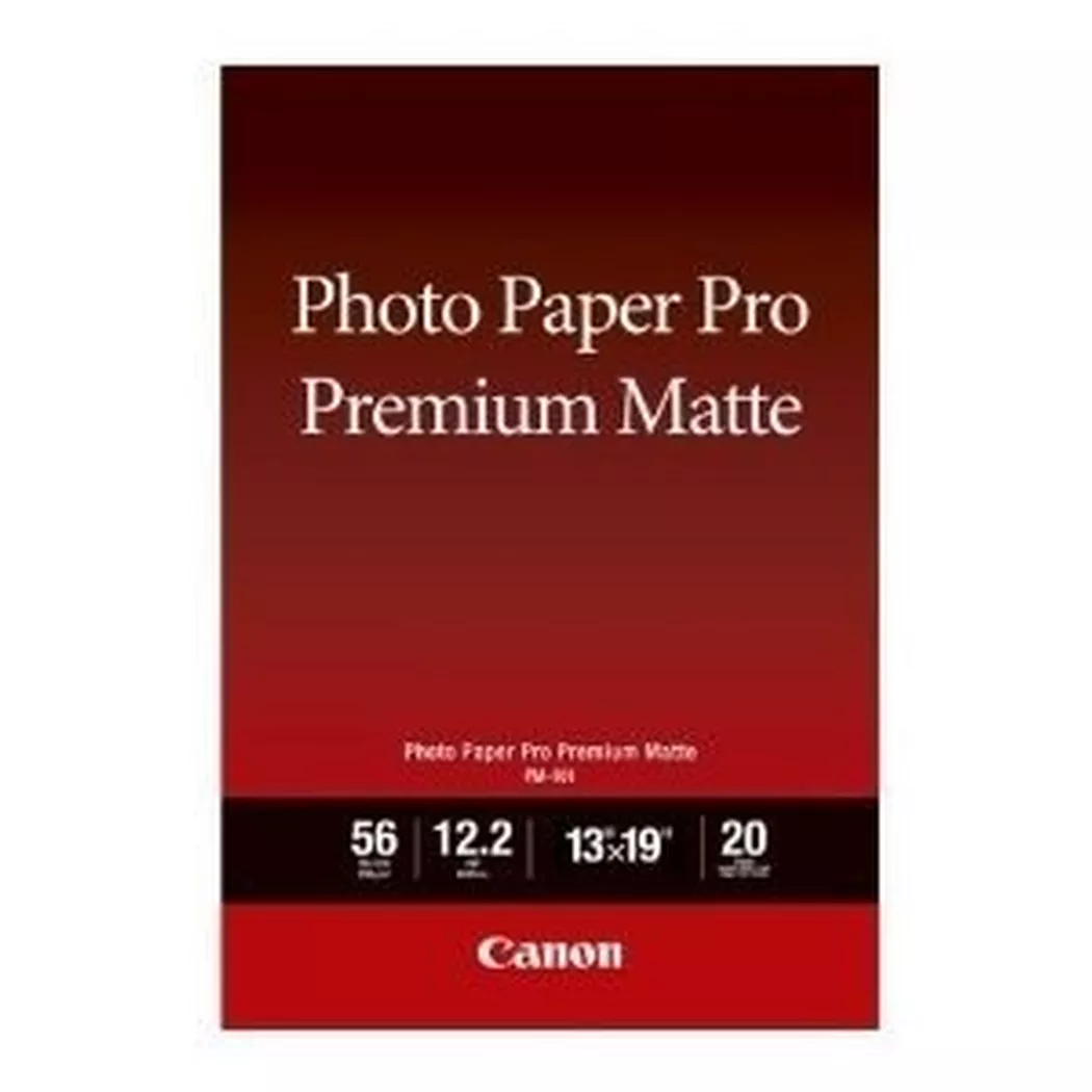 Canon PM-101 Premium A3 Matte Photo Paper Sheets Pack 20 - 8657B007