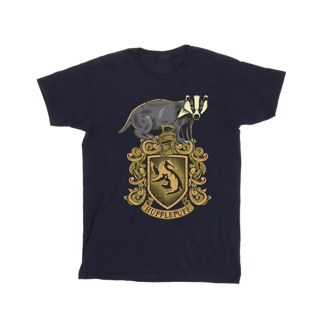 HARRY-POTTER - Hufflepuff TShirt, 152-158, Marine