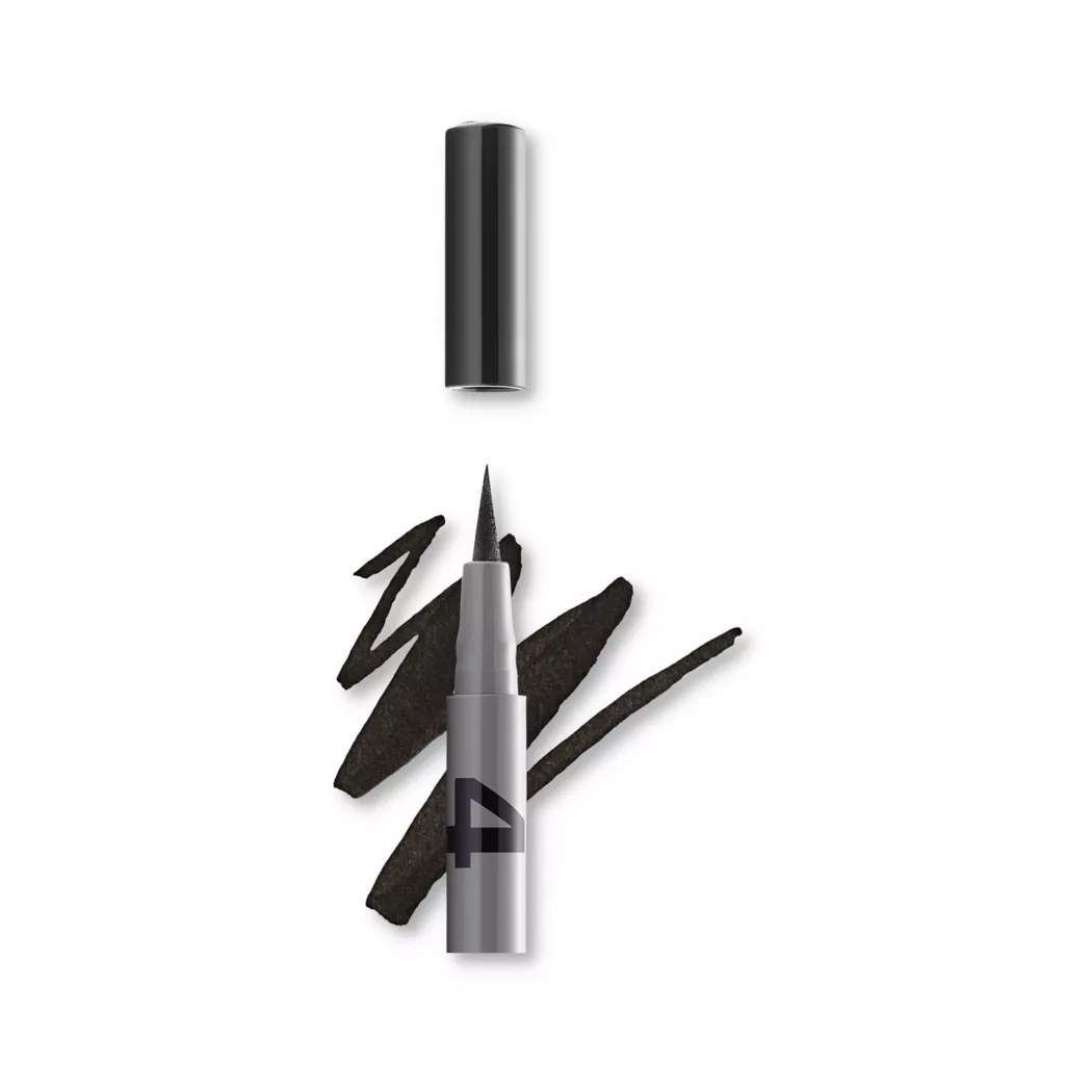 Gokos - Flüssig-Eyeliner mit weicher, flexibler Spitze, 8 g,  Heavy Black - Schwarz