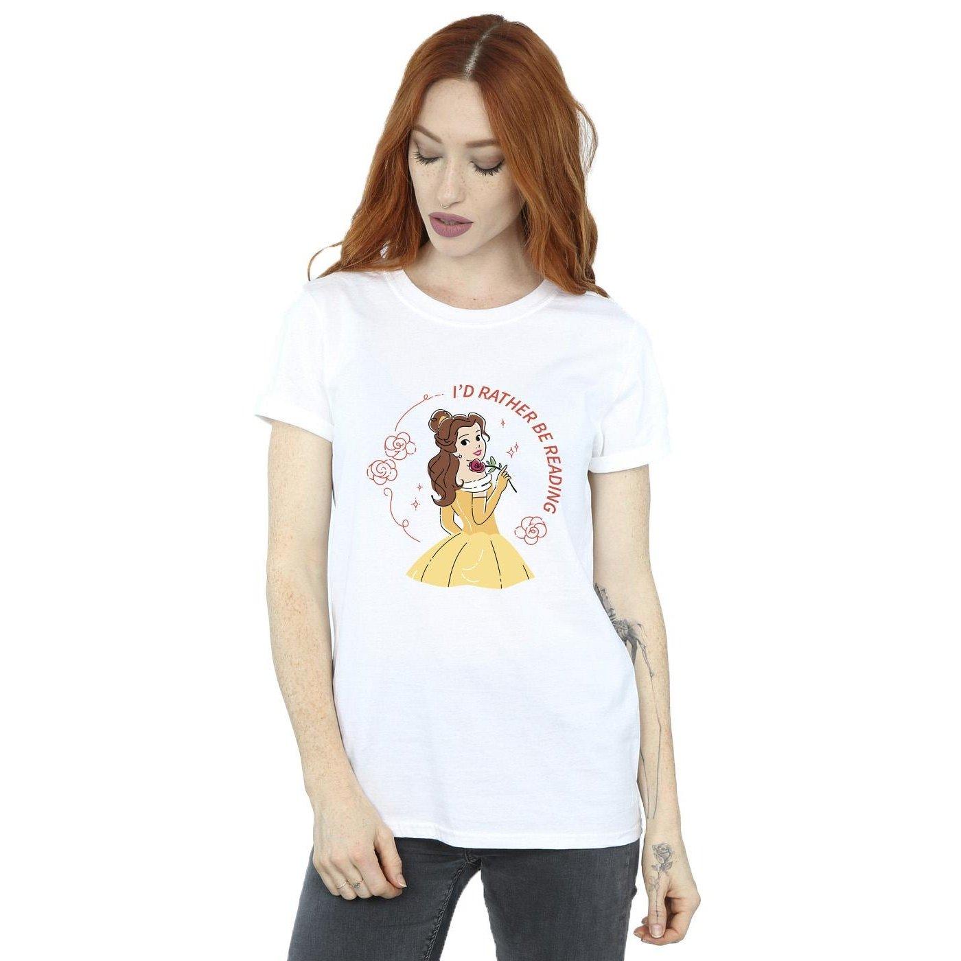 Disney  Tshirt BEAUTY AND THE BEAST I'D RATHER BE READING 