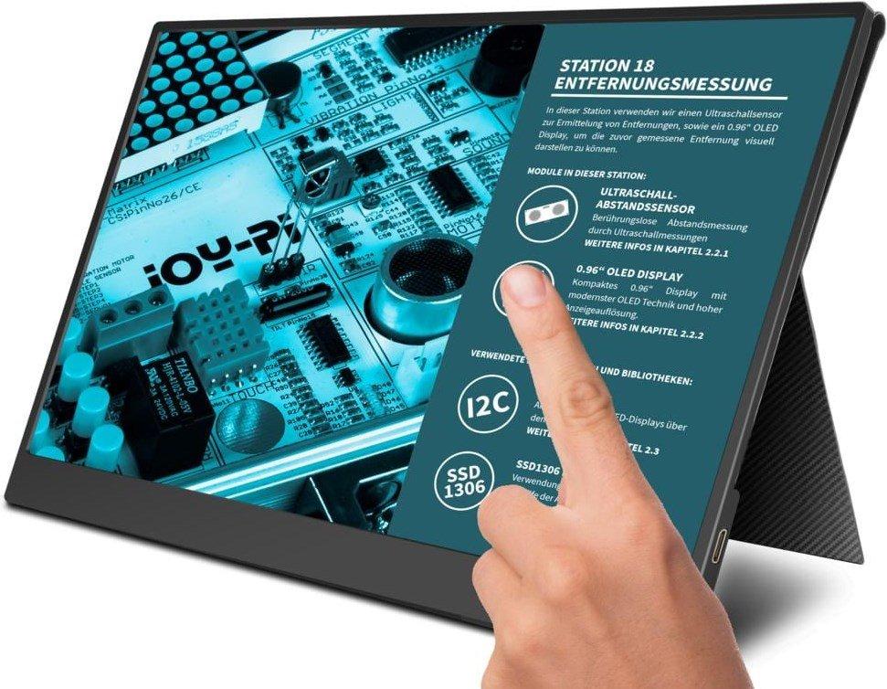 Joy-it  15 Full-HD smart case resistiver Touchscreen Auflösung 1280 x 800 