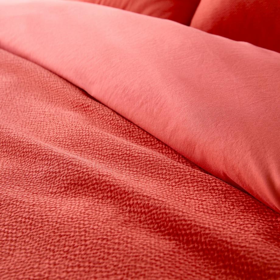 La Redoute Intérieurs Copripiumino Seersucker Cotone Cotone Lavato  