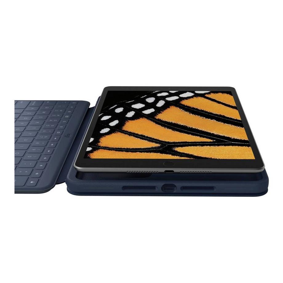 Logitech  Schützendes Tastatur-Case mit Trackpad für iPad (7., 8. und 9. Generation) 