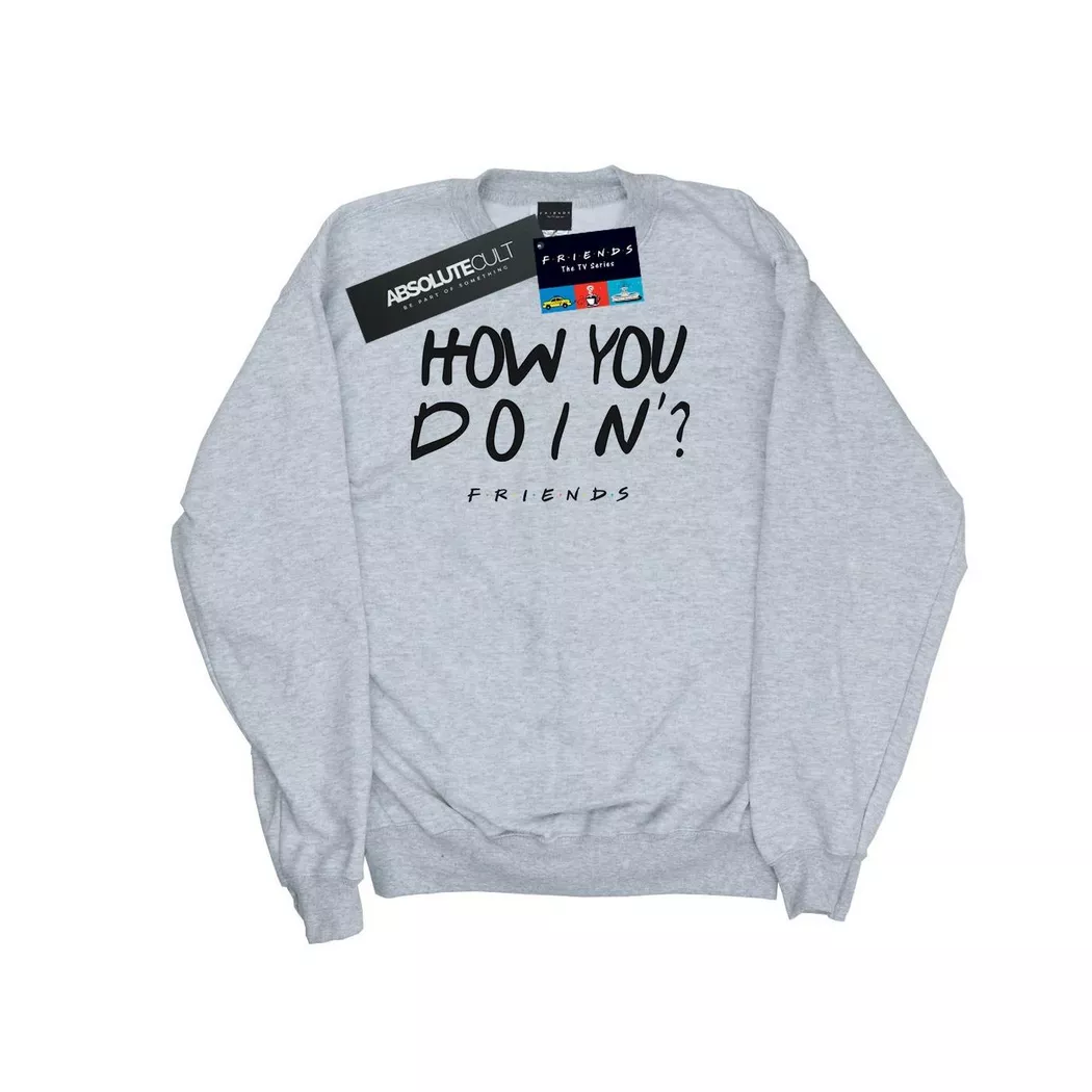 Friends - How You Doin? Sweatshirt, 128, Grau