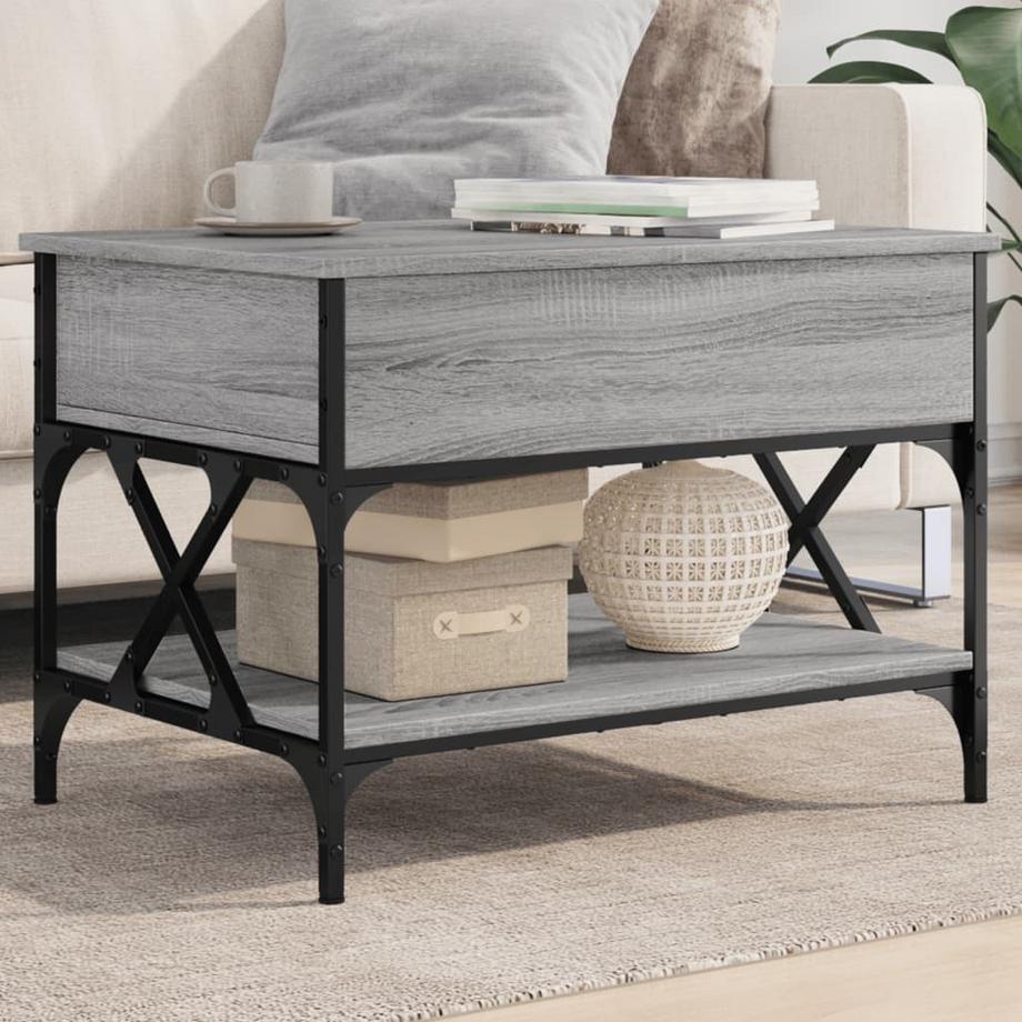 VidaXL Table basse métal  