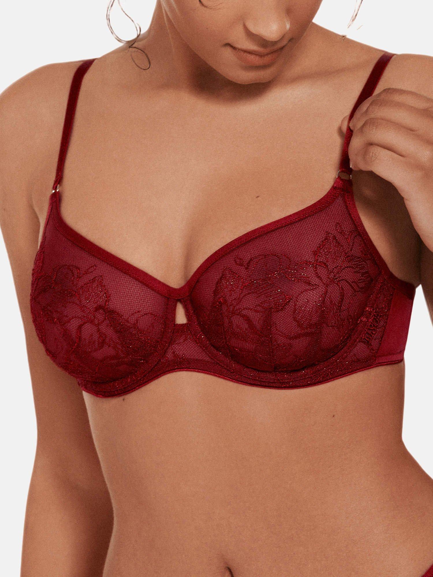 Image of Bügel-bh Ruby Damen Rot Bunt B/75