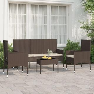 VidaXL Garten lounge set poly-rattan  