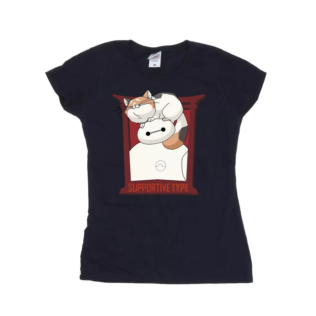 Disney - Big Hero 6 Support TShirt, für Damen, Marine, Größe L