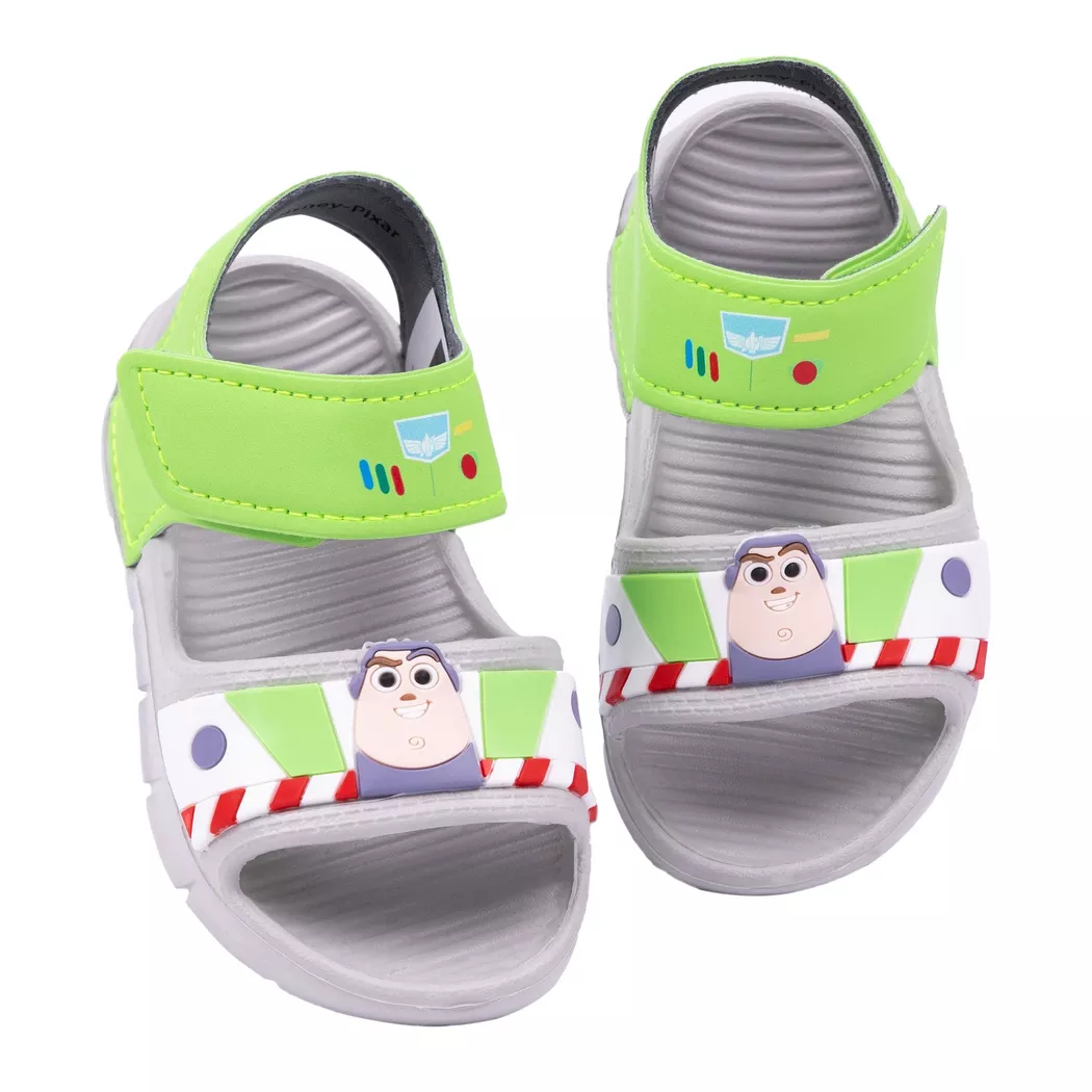 Toy Story - Sandalen,  Buzz Lightyear Gestreifte Sandalen, 30, Grau