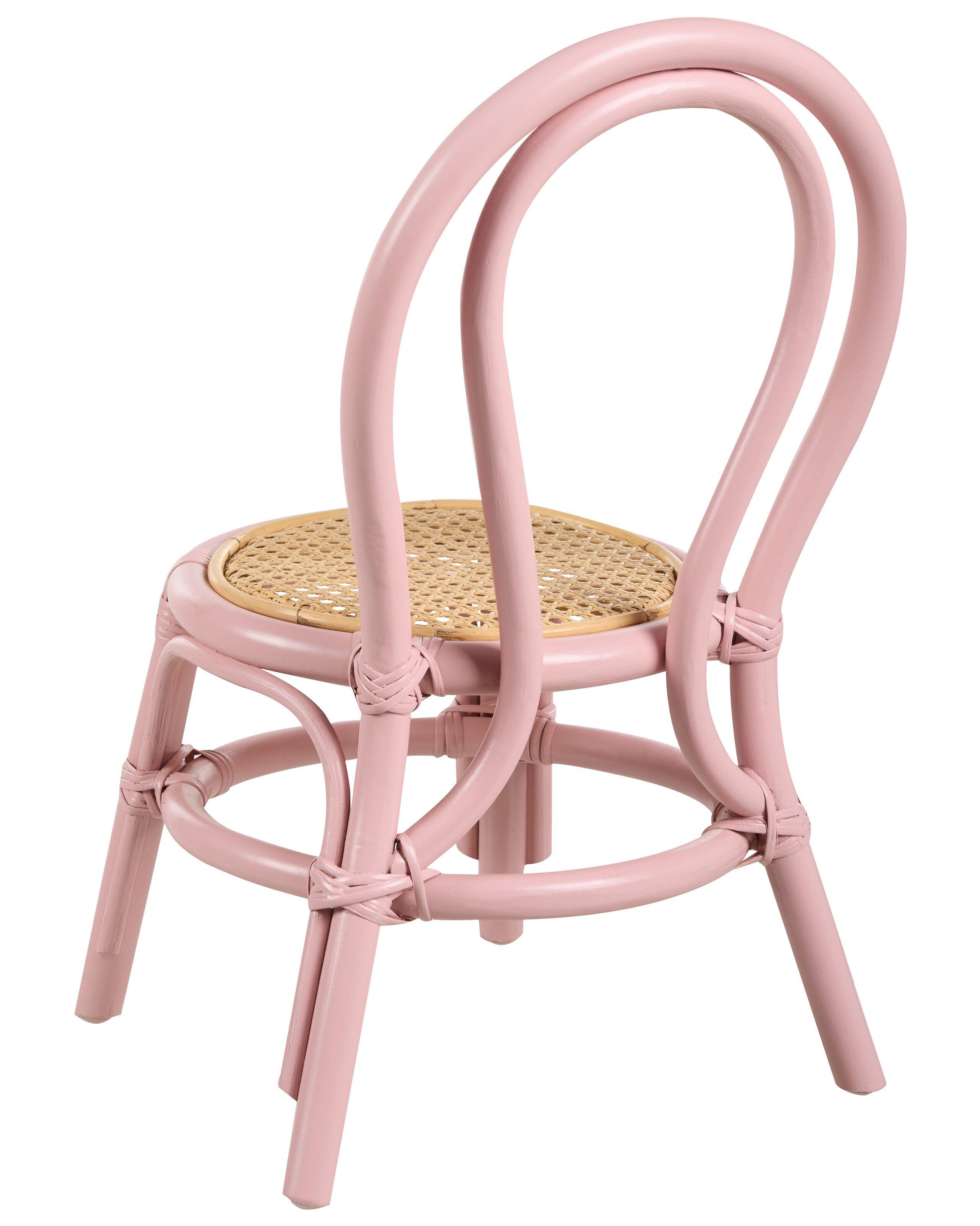 Beliani Chaise pour enfant en Rotin Boho KALIVIA  