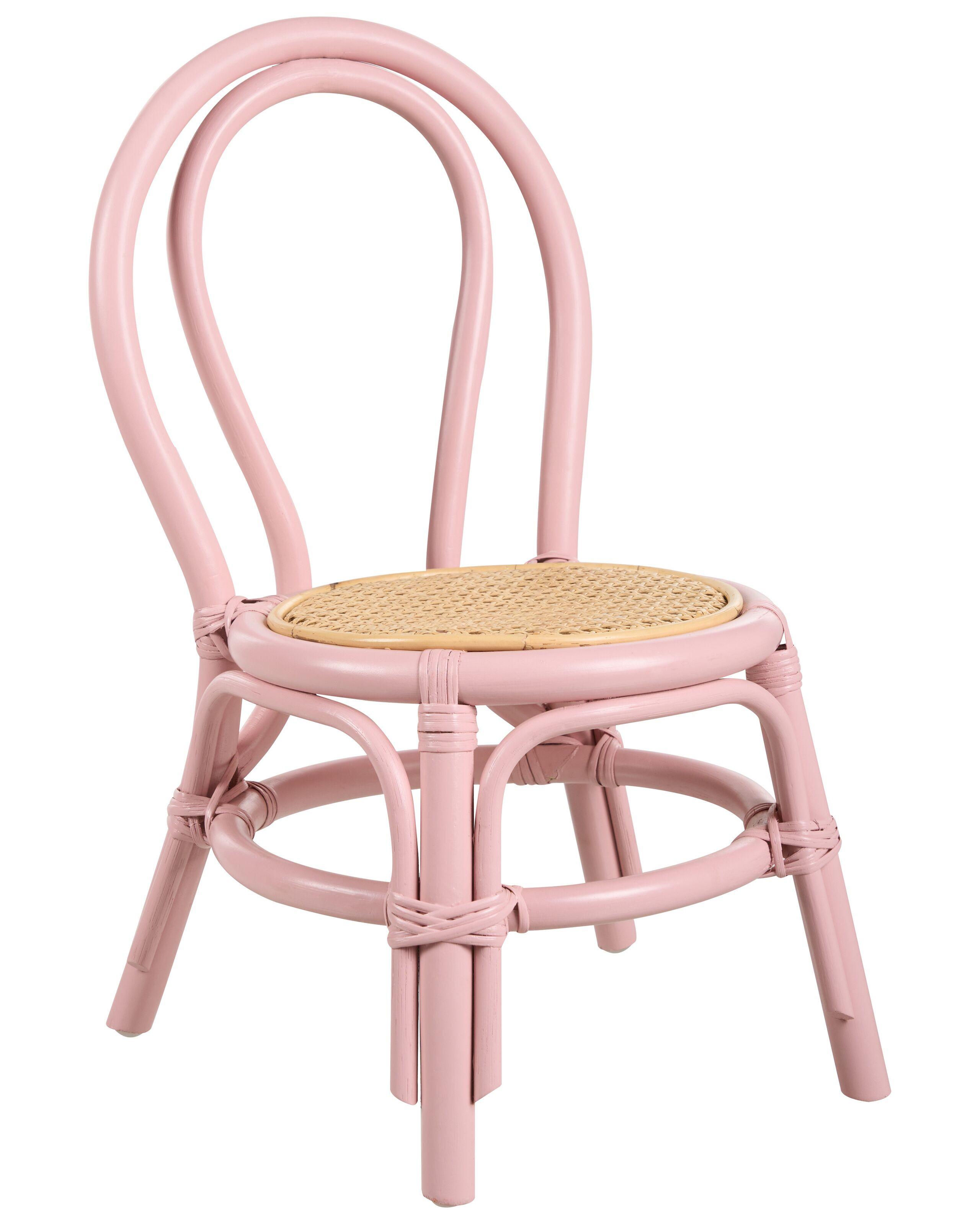 Beliani Chaise pour enfant en Rotin Boho KALIVIA  