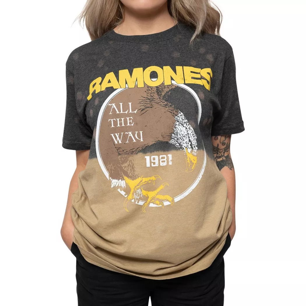 Ramones - All The Way TShirt, für Damen, Schwarz, Größe XL