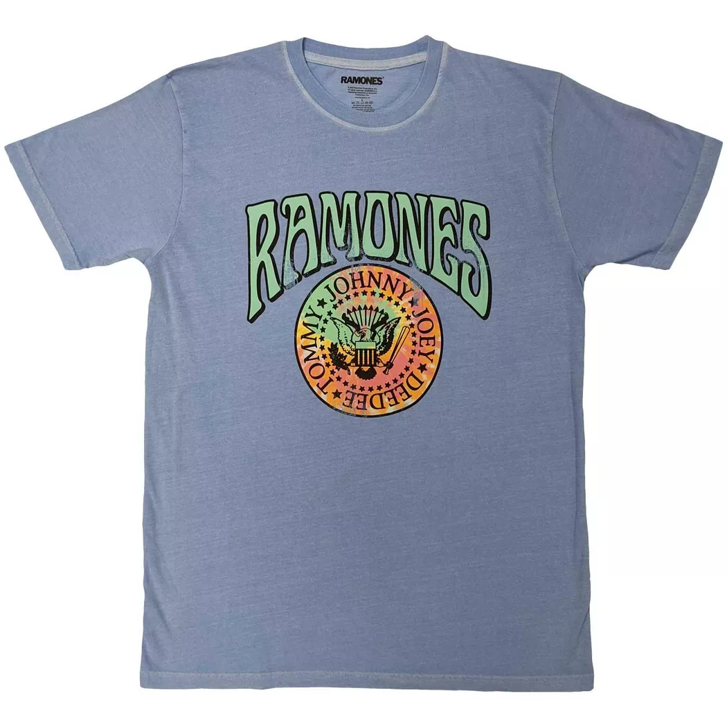 Ramones - Psych TShirt, für Damen, Hellblau, Größe XL