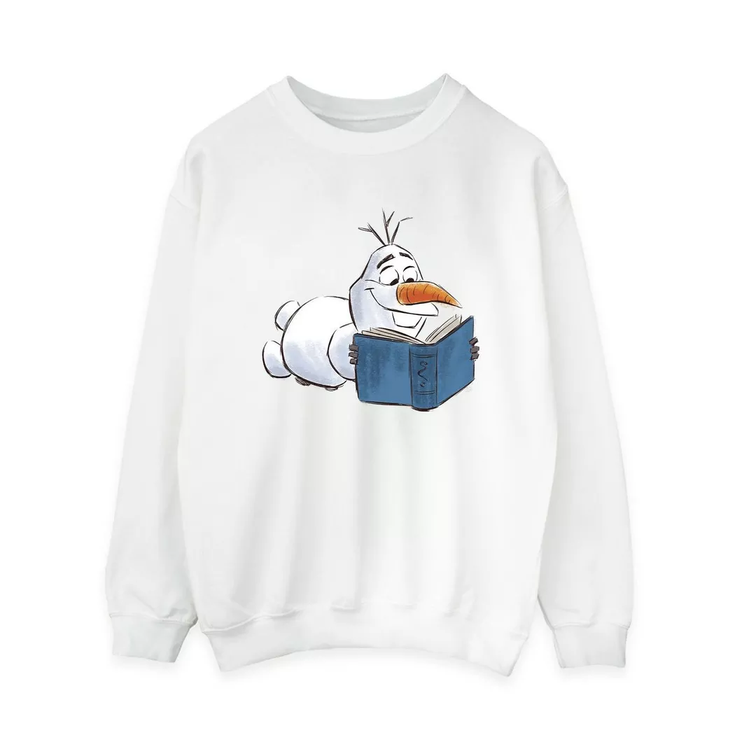 Disney - Frozen Sweatshirt, für Damen, Weiss, Größe M