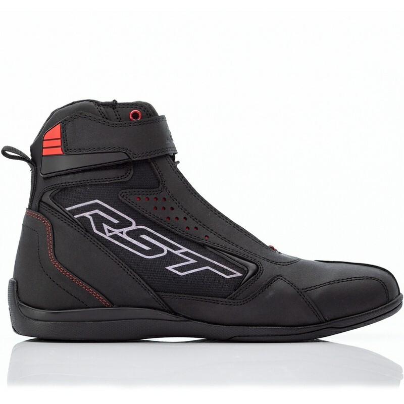 Image of Motorradstiefel Frontier Unisex Schwarz / Rot 43
