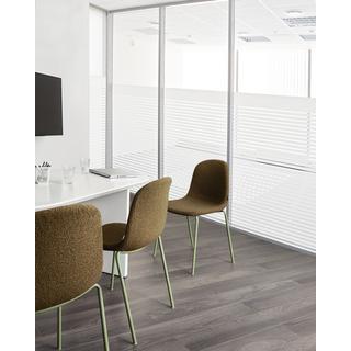Beliani Set di 2 sedie da conferenza en Bouclé Moderno LOMA  