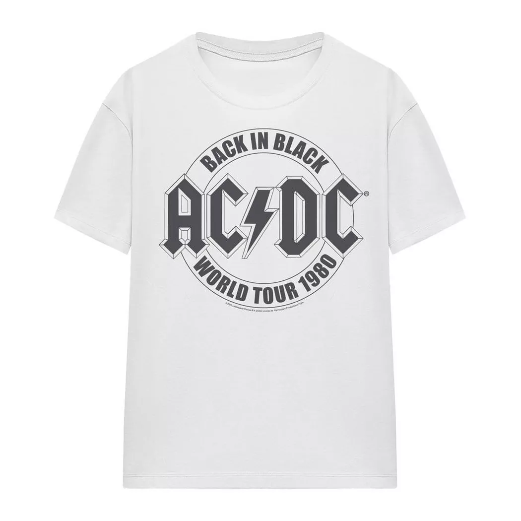 AC/DC - ACDC Tour TShirt, für Damen, Weiss, Größe XL
