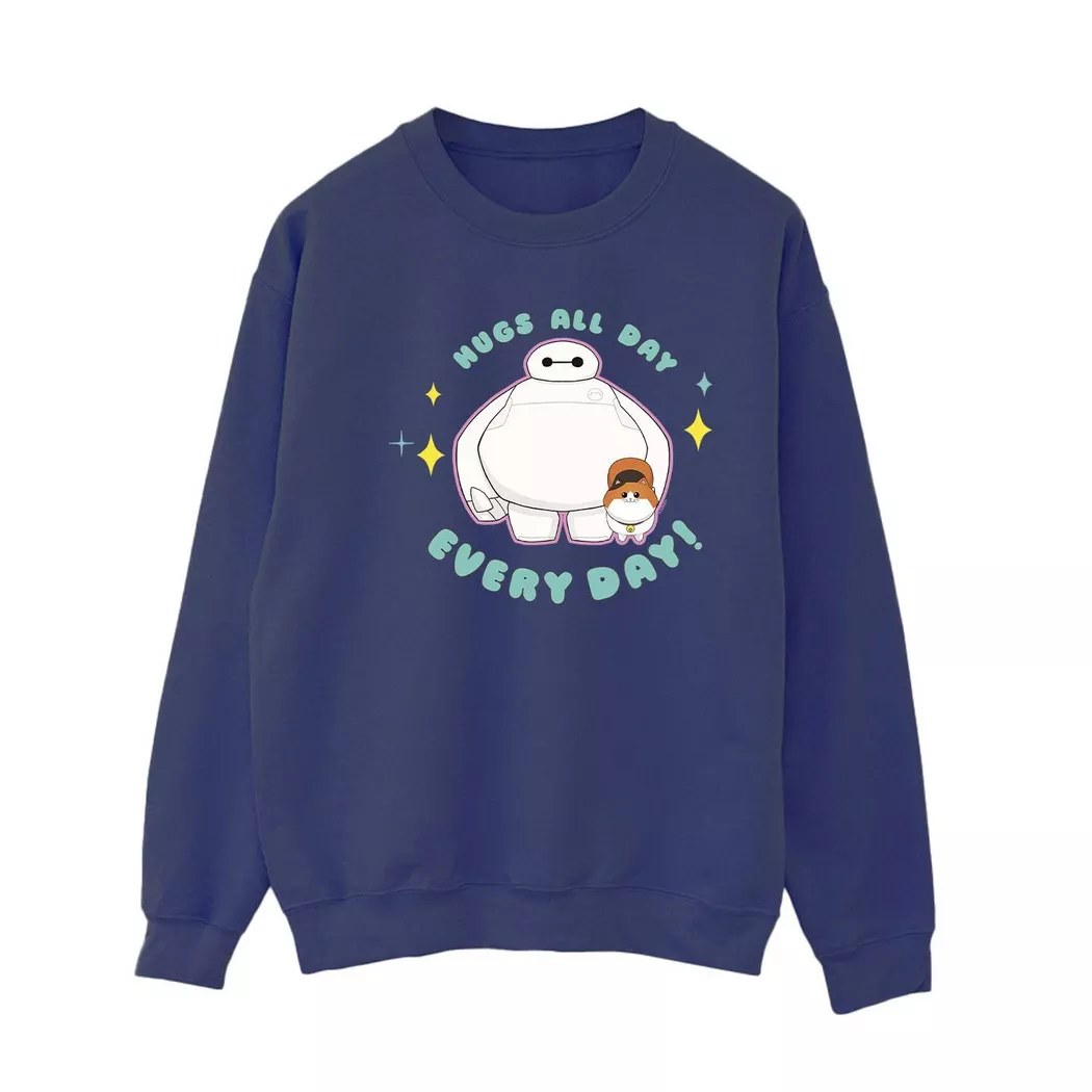 Disney - Big Hero 6 Everyday Sweatshirt, für Damen, Marine, Größe XXL